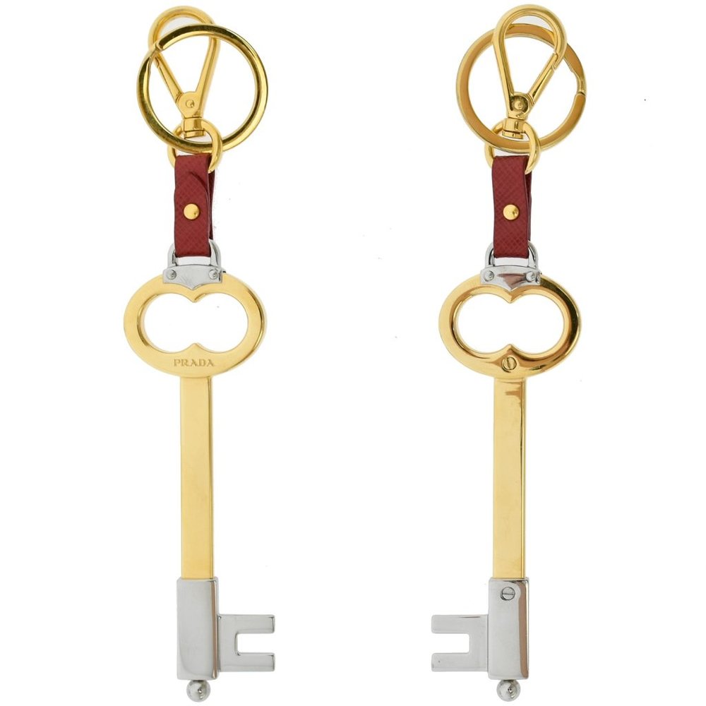 Prada Skeleton Key Keychain New - image 2